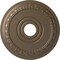 Ekena Millwork Munich Ceiling Medallion (Fits Canopies up to 5 5/8"), 17 1/2"OD x 3 5/8"ID x 1"P, Warm Silver CM17MUWSS - alternate 1